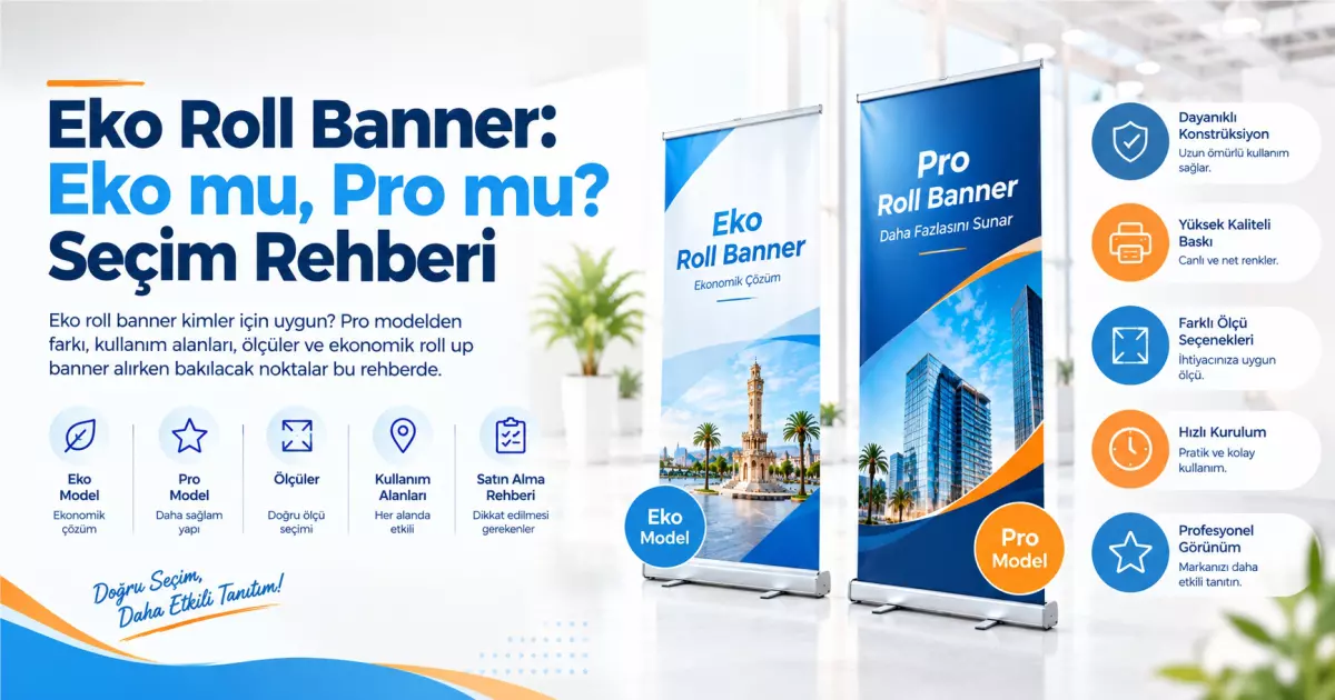 Eko Roll Banner: Ne Zaman Yeterli, Ne Zaman Pro Model Gerekir?