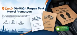 İzmir oto kâğıt paspas baskı
